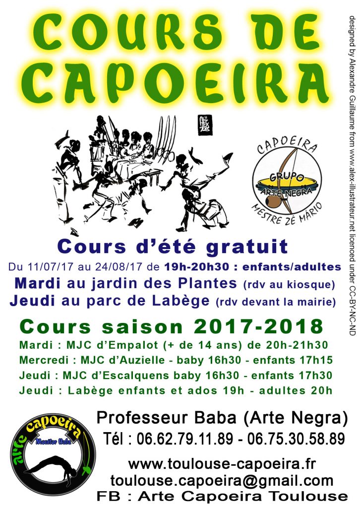 cours ete capoeira 2017
