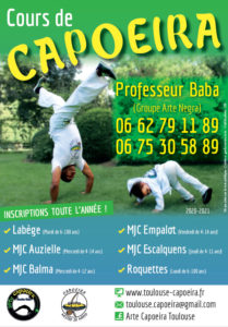 Flyer capoeira Toulouse 2020-2021